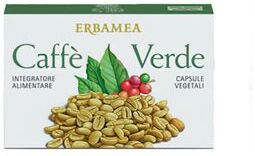 ERBAMEA Srl Caffè Verde 24 Capsule Vegetali - Integratore Alimentare a Base di Caffè Verde Non Tostato