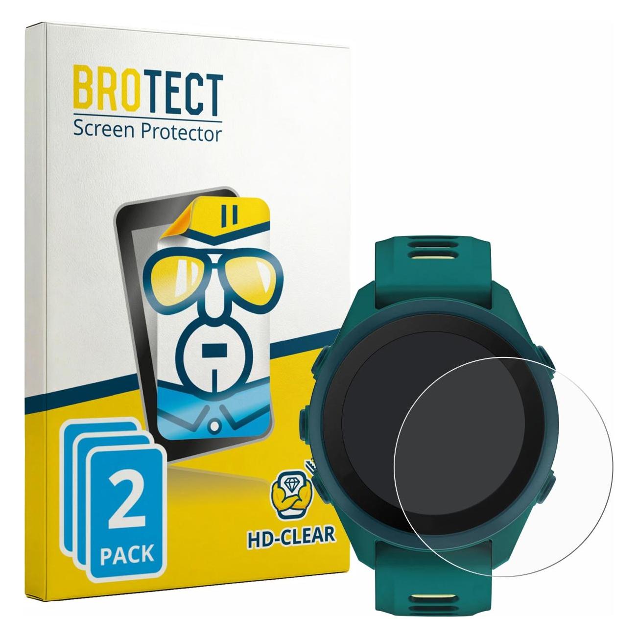 Brotect Schutzfolie für Garmin Forerunner 170 Music Displayschutz Displayschutzfolie Folie Klar Transparent (1863474)