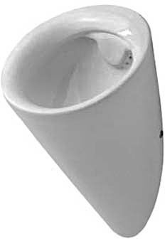 Duravit urinoir à Starck 1 08343200001 blanc, wondergliss, entrée et sortie dissimulées