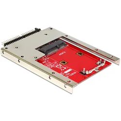 DELOCK IDE 44-Pin auf mSATA Adapter mit Rahmen (7mm), 2.5"