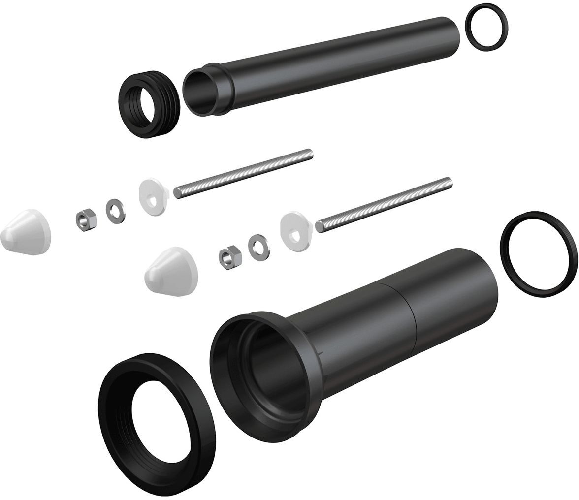 Kronenbach WC connection pipe set, extended M9000KB