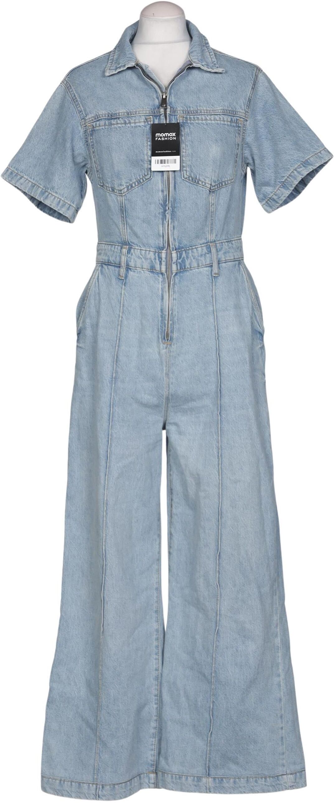 Zara Damen Anzug oder Kombination, Hellblau, Gr. M, Baumwolle - Second Hand