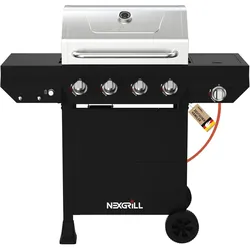Nexgrill Gasgrill "Classic" mit Seitenkochfeld,silber / schwarz,