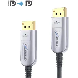 FiberX Serie - DisplayPort 8K Glasfaser Extender Kabel - 15m