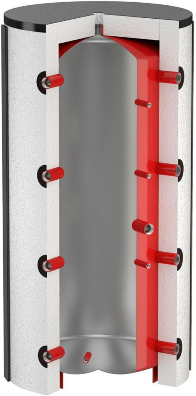Flamco Pufferspeicher PS 500 l, Au pulverbes, Inn. unbeschichtet (18756)