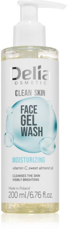Delia Cosmetics Clean Skin moisturising cleansing gel for the face 200 ml