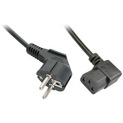 Lindy 30302 3m abgewinkeltes IEC-Netzkabel