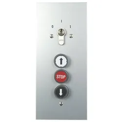 Marantec S-EPZ 4-1R/2 Schlüsselschalter Unterputz 1-seitig tastend/rastend mit 3-fach Drucktaster AUF/STOPP/ZU