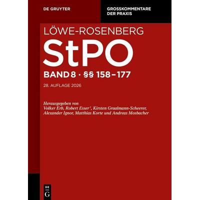 §§ 158-177, Gebundene Ausgabe von , De Gruyter, 978-3-11-073783-7