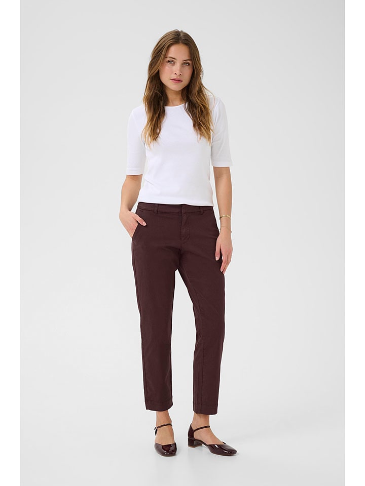 Kaffe Hose "Mette" in Braun - 44