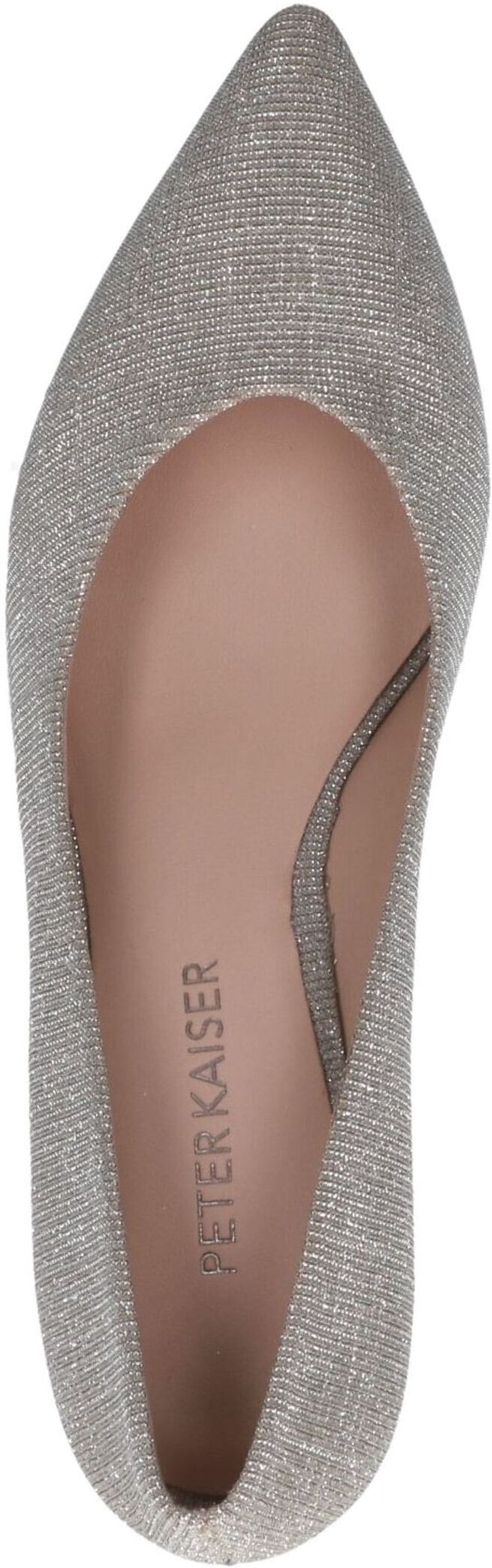 Pumps PETER KAISER "Peter Kaiser Pumps Textil", Damen, Gr. 38,5, Leder, beige (sand), Textil, Schuhe Pumps