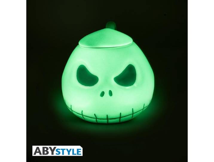 NIGHTMARE BEFORE XMAS - Mug 3D - Jack phosphorescent x2