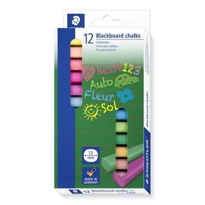 STAEDTLER Wandtafelkreide farbig 12 Stück