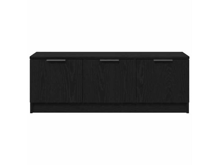 Elégant Cabinet Télé de Salon Noir - Meuble TV Chêne noir 102x35x36 5cm - bois d'ingénierie PRO3968871167495