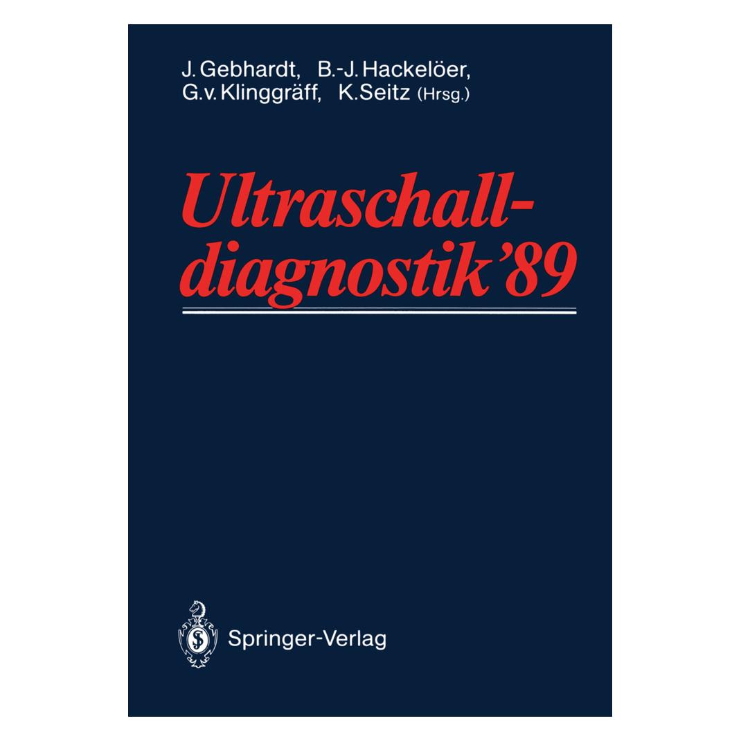 Springer Ultraschall-diagnostik '89 (Deutsch, Softcover, B.-J. Hackelöer, G. v. Klinggräff, J. Gebhardt, K. Seitz) (55530980)