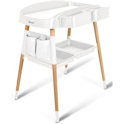 Wickeltisch BABYGO "ChangeMe, weiß", Baby, weiß, Holzwerkstoff, Kunststoff, Wickeltische Wickeltisch, Made in Europe