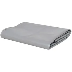 HELLOSHOP26 Mehrzweck- und strapazierfähige Plane 650 g/m2 5 x 6 m grau