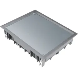 Hager VDE09127011 Verschlussdeckel E09 200x253mm für 12mm Bodenbelag aus Polyamid eisengrau