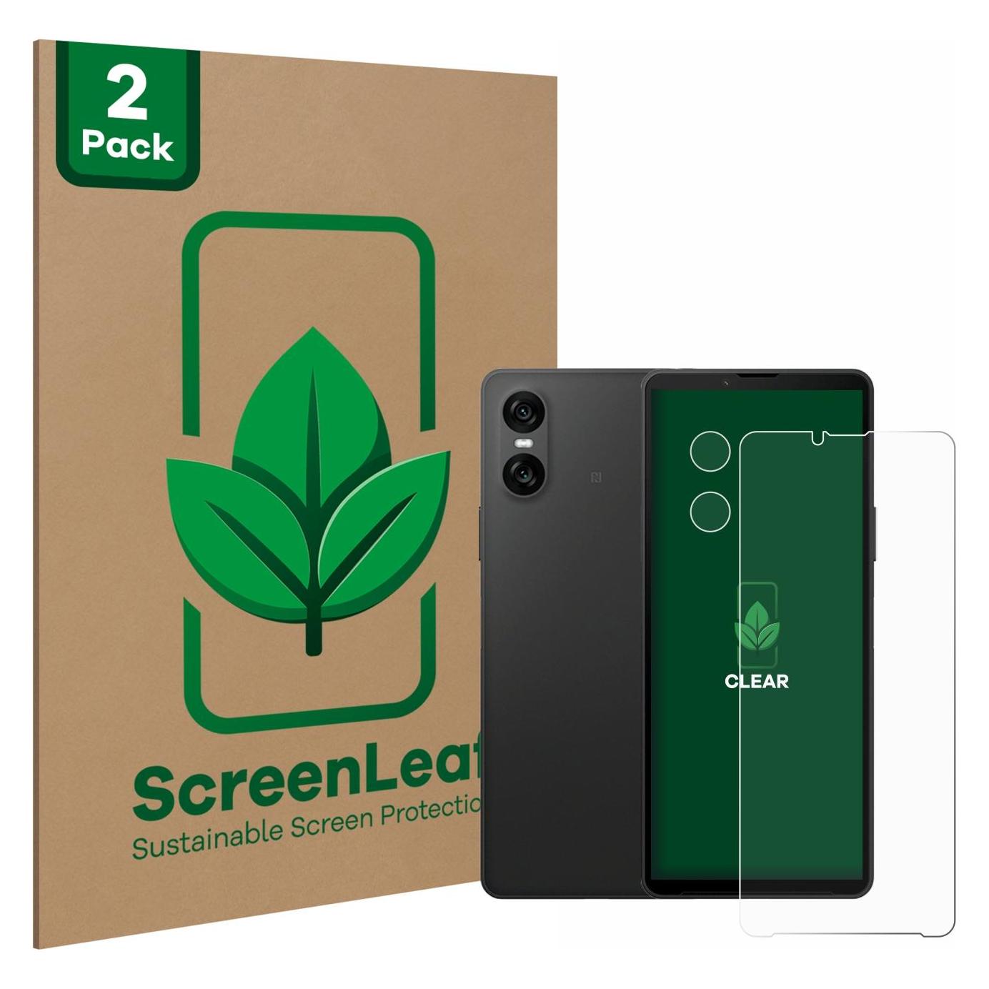 ScreenLeaf Schutzfolie für Sony Xperia 10 VI (Display+Kamera) Displayschutz Display Schutz Folie Klar (Sony Xperia 10 VI) (6154968)