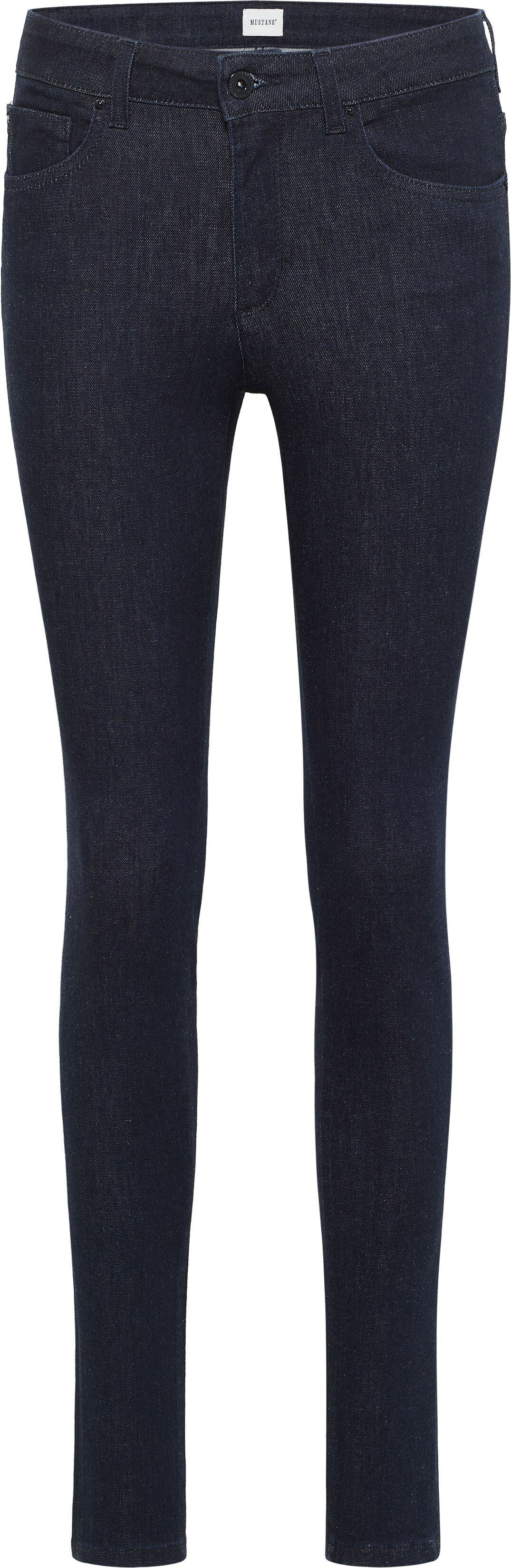 Skinny-fit-Jeans MUSTANG "Style Shelby Skinny", Damen, Gr. 26, Normalgrößen, blau (dunkelblau, 5000941), Jeans, 82% Baumwolle, 16% Polyester, 2% Elasthan, meliert, skinny fit, Jeans Skinny-fit-Jeans