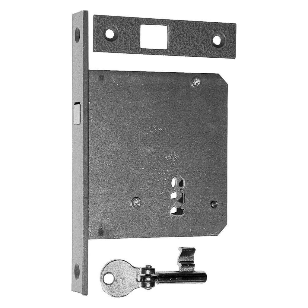 Bever Schiebetürschloss 55mm BBm.Bl.u.Zirkelriegel (4002730124984)