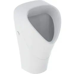Geberit Renova Urinal trigonal, Zulauf von hinten, Abgang nach hinten, 501.665.00.8, Farbe: Weiß, mit KeraTect