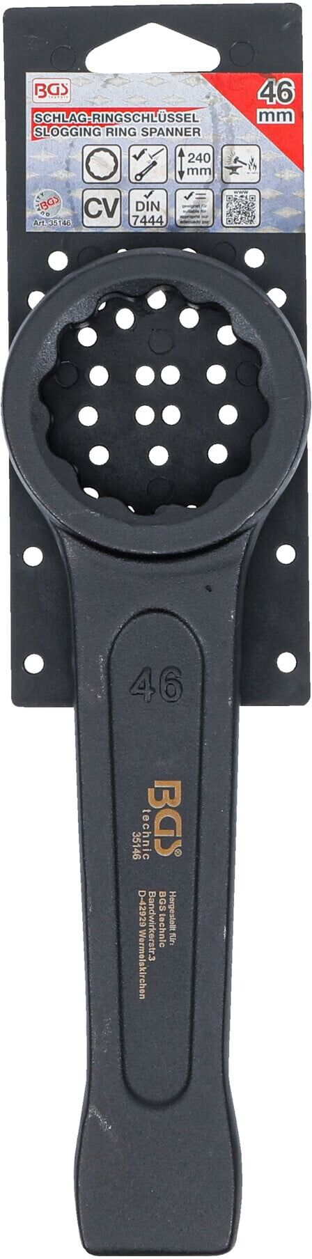 BGS Schlag-Ringschlüssel 35146, SW 46 mm ; BGS technic)
