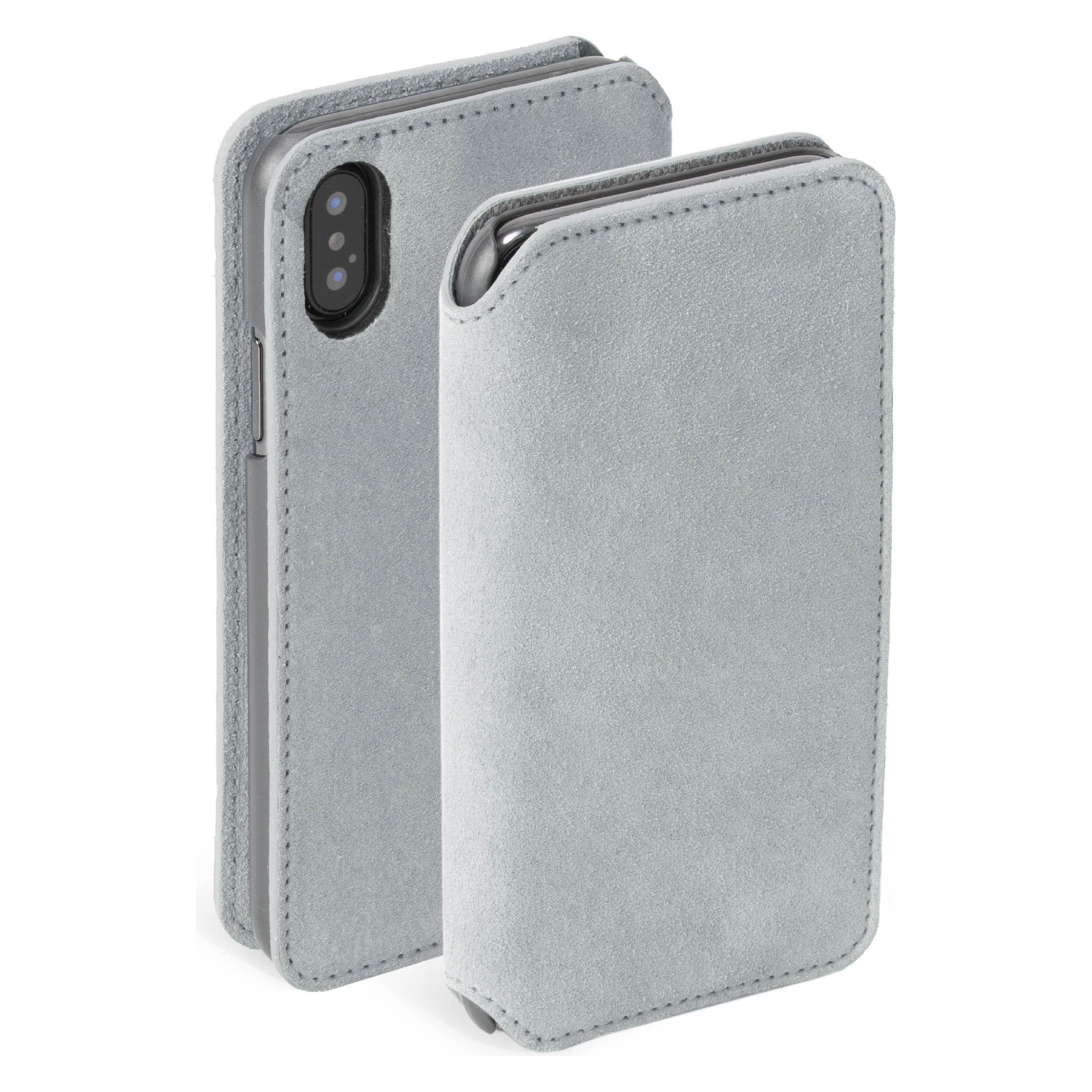 Krusell Broby 4 Card SlimWallet Apple iPhone XS light pilkas (Apple iPhone X, Apple iPhone XS) (61431)