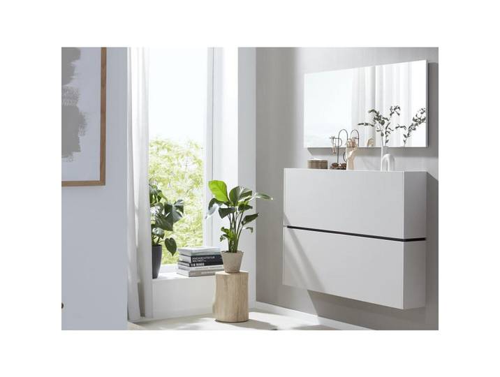 Voleo Garderobe, Kaschmir, Holzwerkstoff, 2-teilig, 140x200x22 cm, Garderobe, Garderobensets & -serien, Garderoben-Set