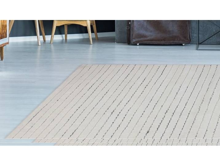 Teppich CALO-DELUXE Scorpius 115 Gr. 2, grau (grau, weiß), B:80cm H:12mm L:150cm, Viskose, Wolle, Teppiche, Teppich, Hoch-Tief-Struktur, Wohnzimmer