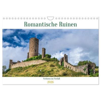 Romantische Ruinen (Wandkalender 2026 DIN A4 quer), CALVENDO Monatskalender