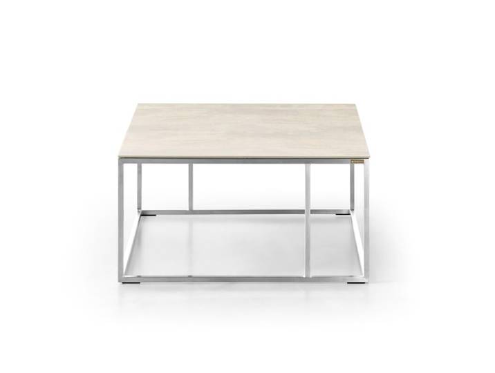 Musterring Nela Couchtisch mit heller Keramik Platte und Gestell