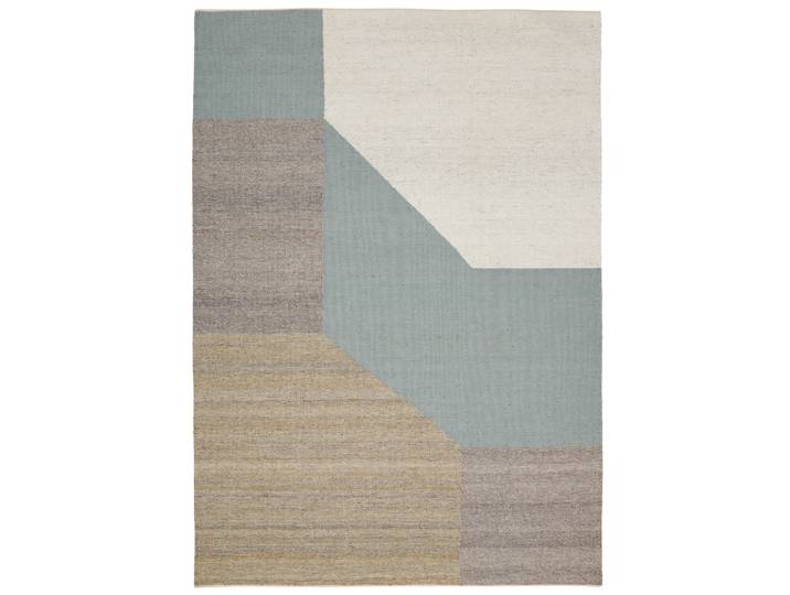 Linie Design Blocchi Teppich 140 x 200cm Aqua