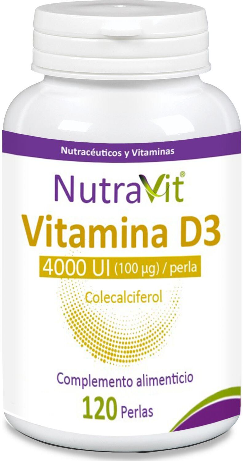 NutraVit Vitamina D3 4000UI 120 perlas