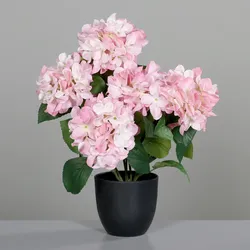 Kunstblume HORTENSIE (H 45 cm) - rosa - H 45 cm