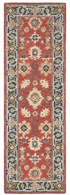 StyleHaven Style Haven Ava Hand-tufted Wool Loop-pile Traditional Bordered Area Rug