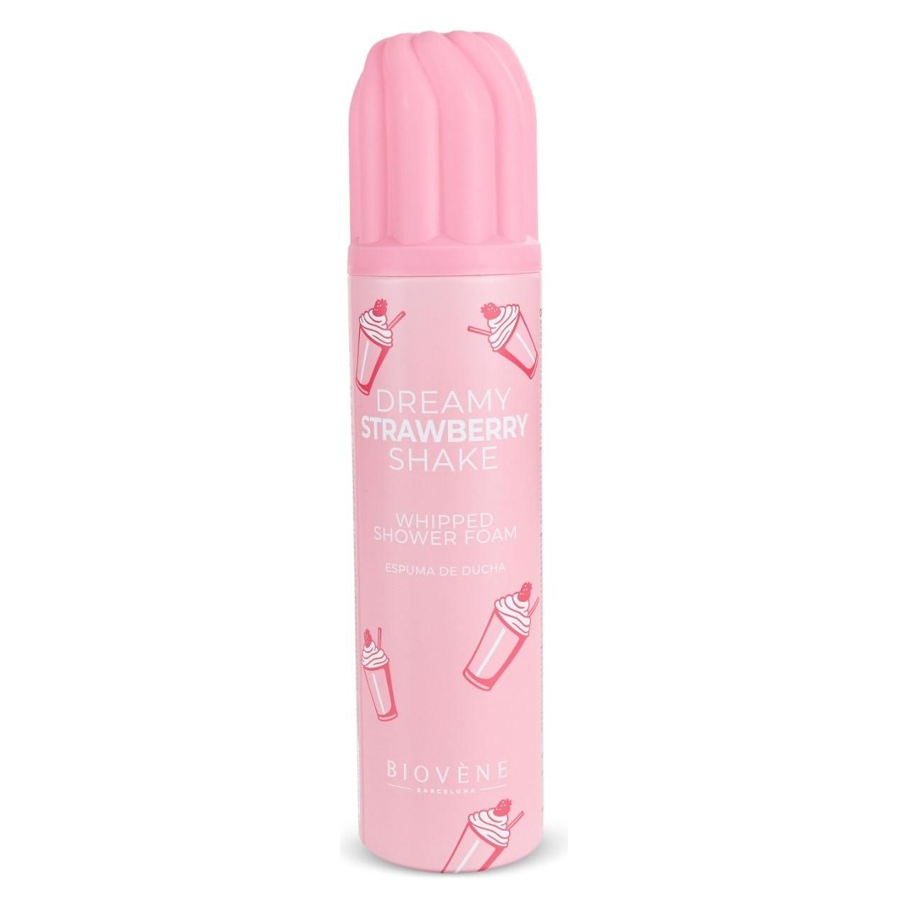 Biovène Biovene Fluffy Shower Foam Dreamy Strawberry Shake / 250 ml (250 ml) (10603072)