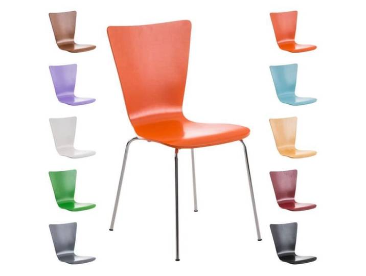 CLP Chaise empilable Aaron Couleur:orange
