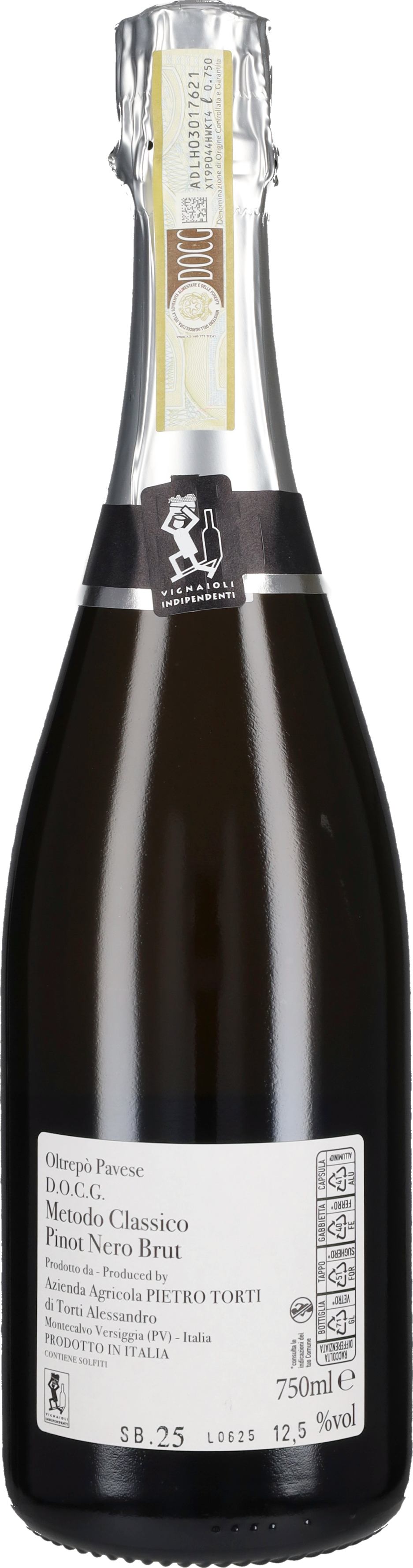 Torti Pietro Spumante Metodo Classico Brut Pietro Torti 2022