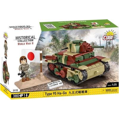 COBI Historical Collection 3115 - Type 95 Ha-Go, WWII, Bausatz 1:35, 380+1 Klemmbausteine