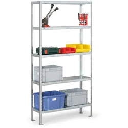 Fachbodenregal FIX, 100 kg, 3000 x 1000 x 300 mm, Grundregal