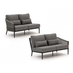 + 10 % Kassenrabatt | Bellagio Mineo Lounge Element linker Arm + rechter Arm 144 cm