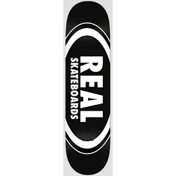 Real Team Classic Oval 8.25" Skateboard Deck black Gr. Uni
