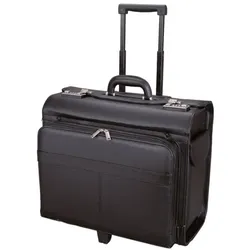 Alassio Pilotenkoffer Trolley »San Remo« schwarz, 45x40x26 cm