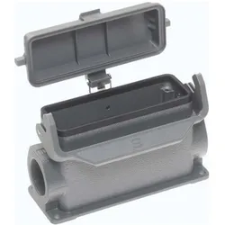 Harting Aufbaugehäuse, Elektronikkabel + Stecker, Grau