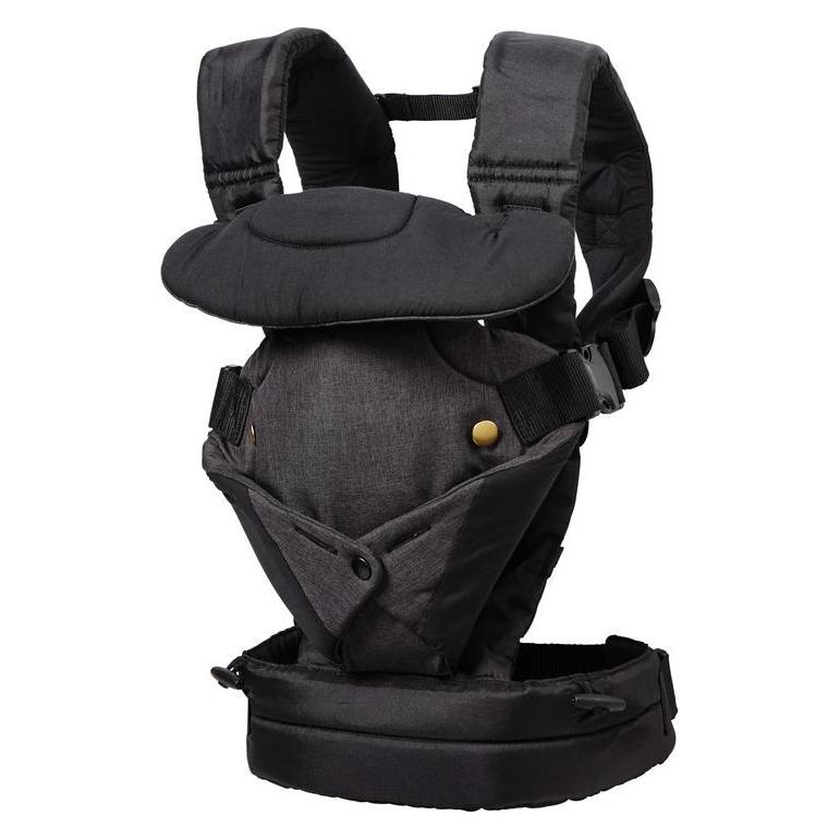 Infantino Flip Advanced 4-in-1 Babytrage "Gold" - Ergonomische Babytrage mit 4 Tragepositionen (8307610-773554001280)