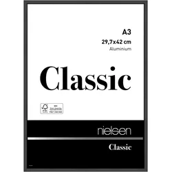Nielsen Aluminium-Bilderrahmen Classic  29,7 x 42,0 (A3) / Schwarz Matt