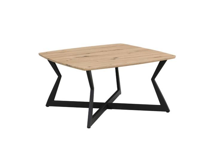 Livetastic Couchtisch, Braun, quadratisch, eckig, 75x40x75 cm, einfacher Aufbau, Wohnzimmer, Wohnzimmertische, Couchtische