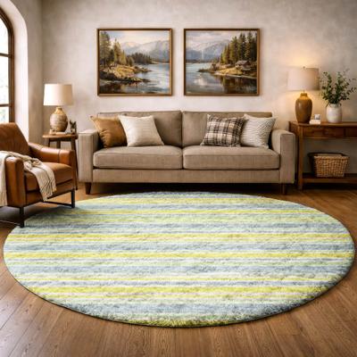 Addison Rugs Premium Washable Super Soft Nassau Stripe Dream Shag Rug