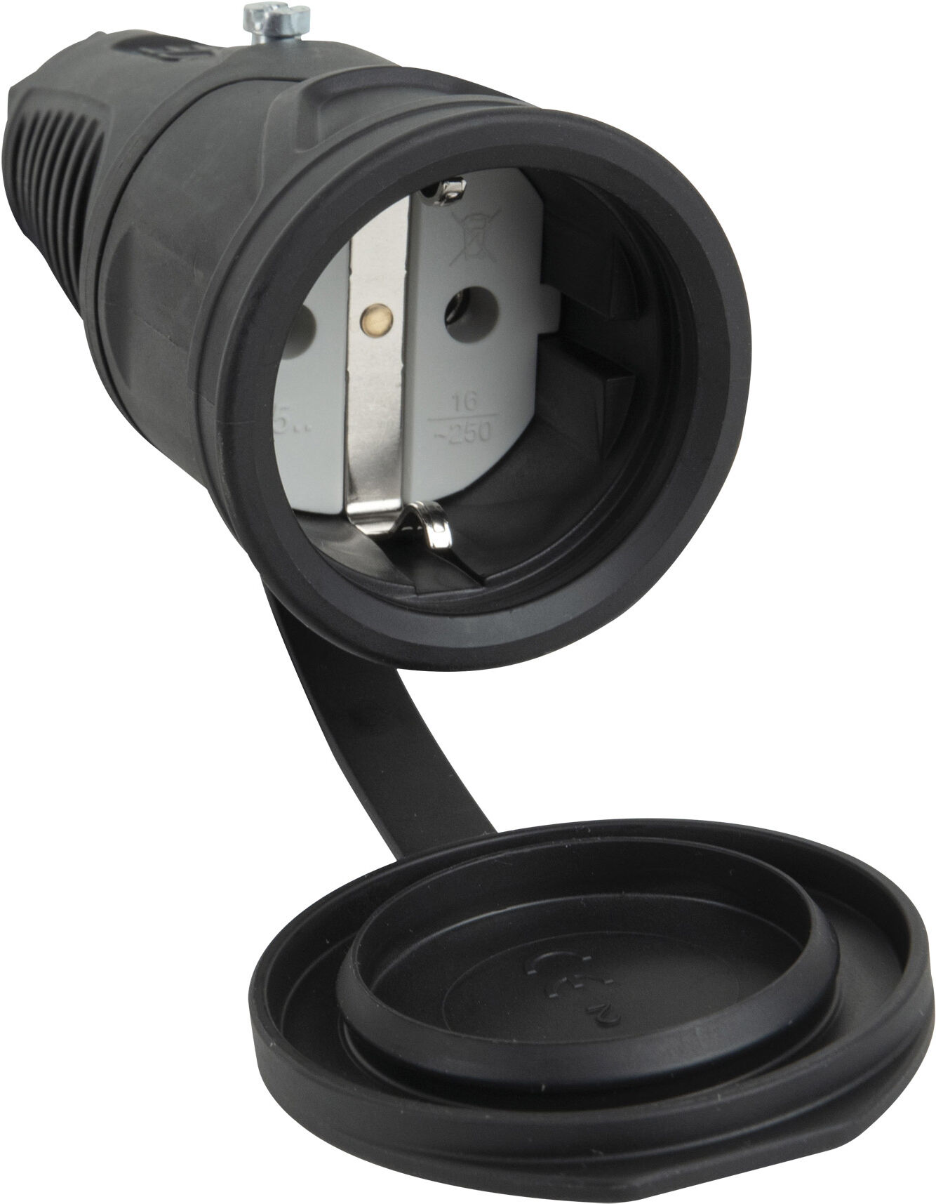 Gummi-Schukostecker, Weiblich, 240 V – Pce